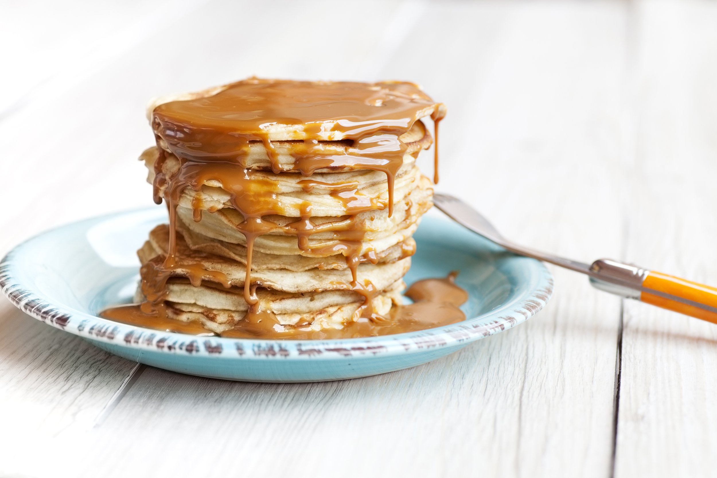 Caramel Latte Pancakes