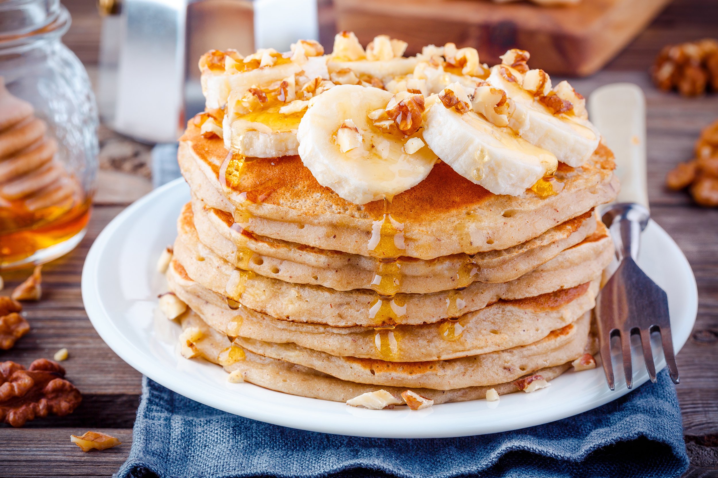 Banana Nut Pancakes