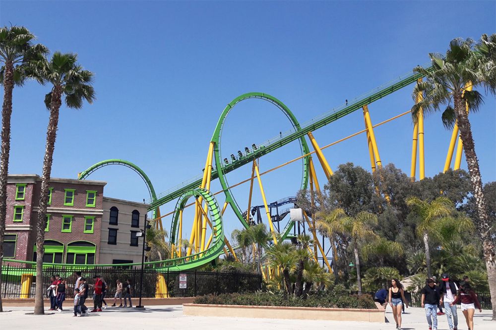 Six Flags Magic Mountain in Valencia, California