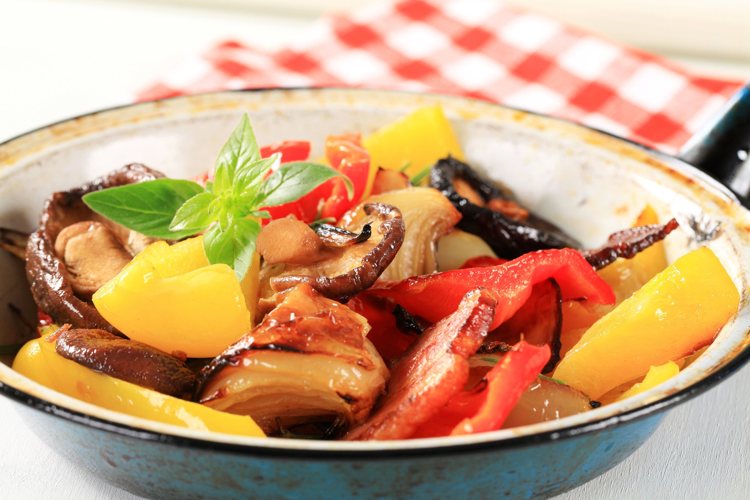 Mushroom pepper stir fry