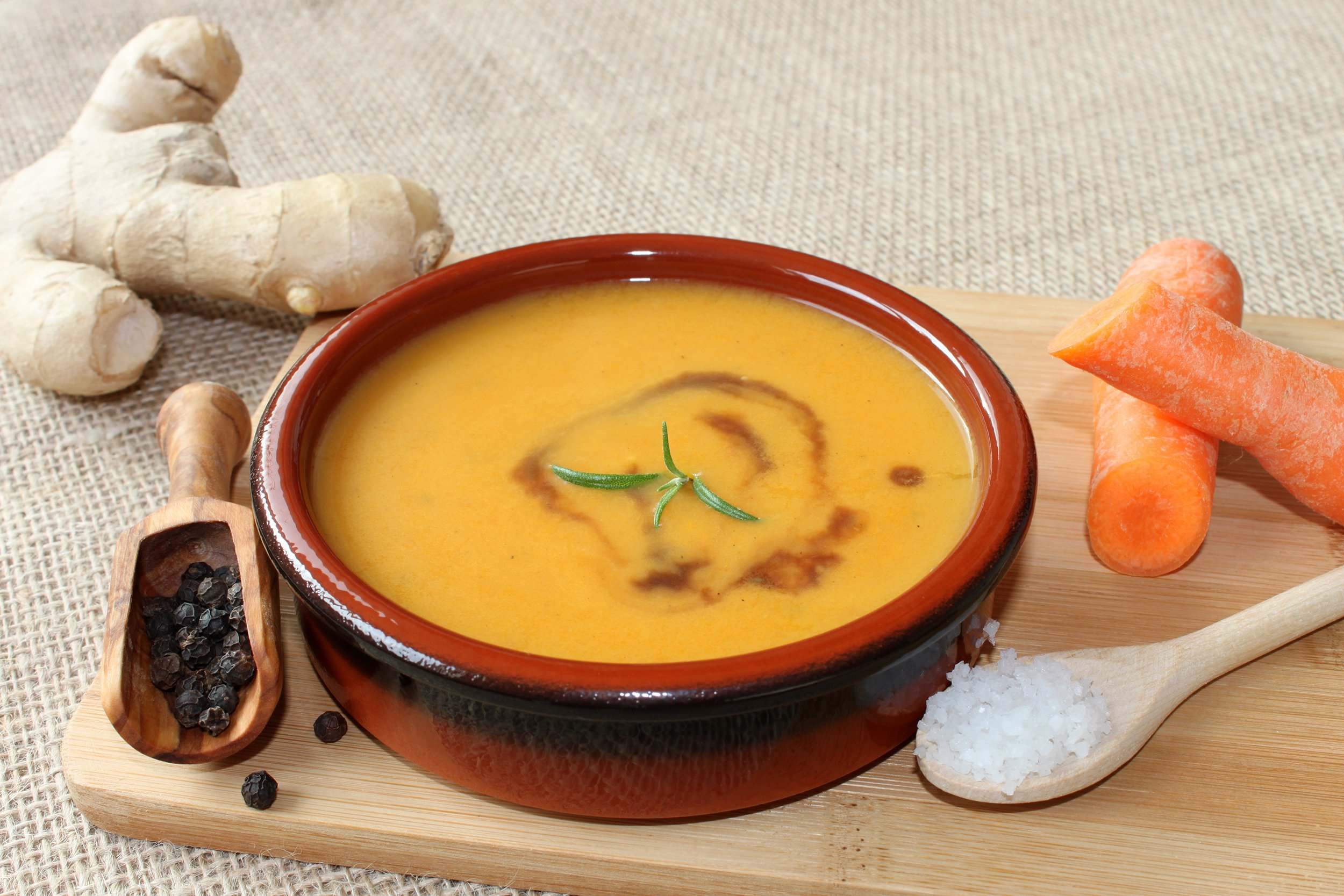 Carrot ginger soup