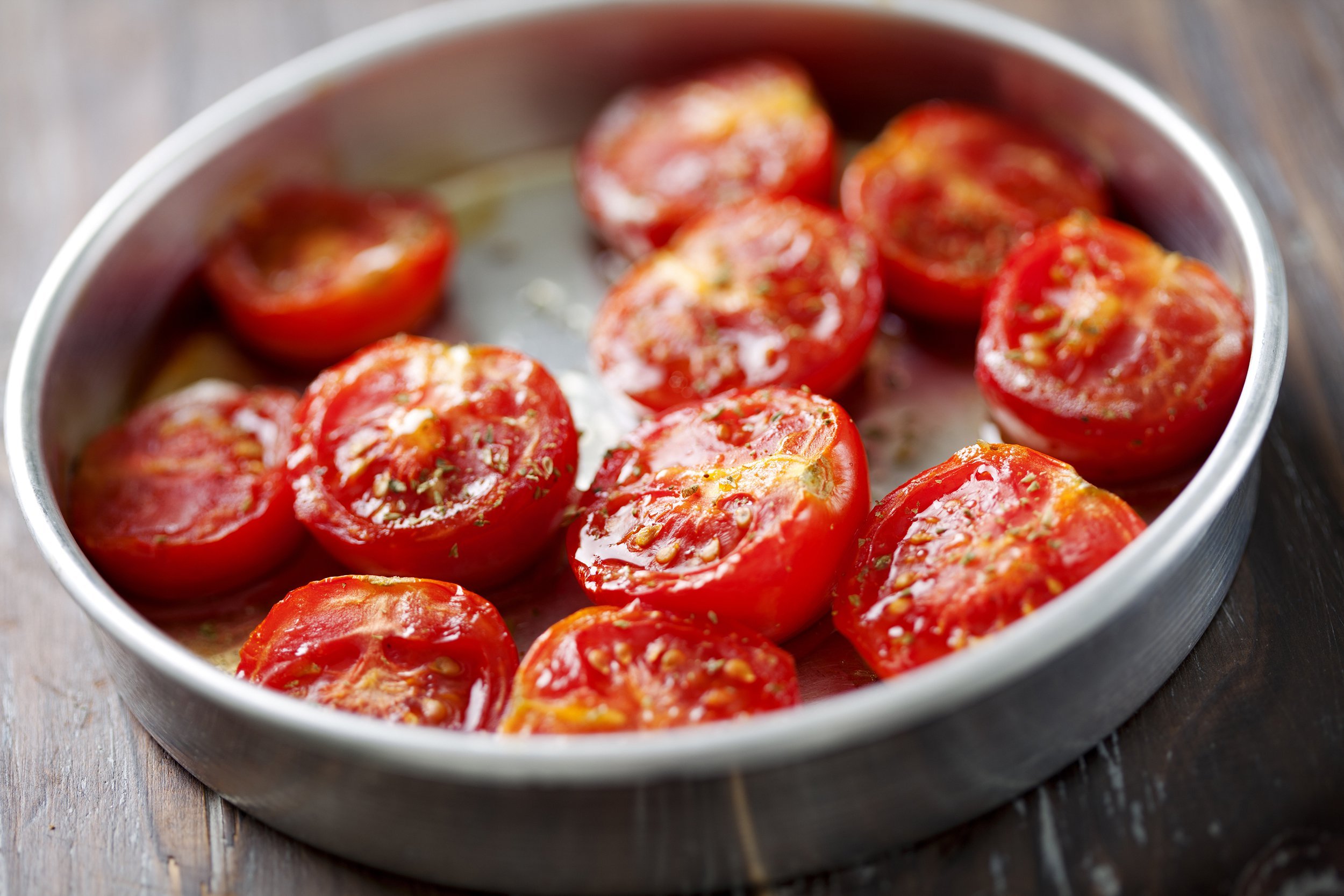 Roasted grape tomatoes