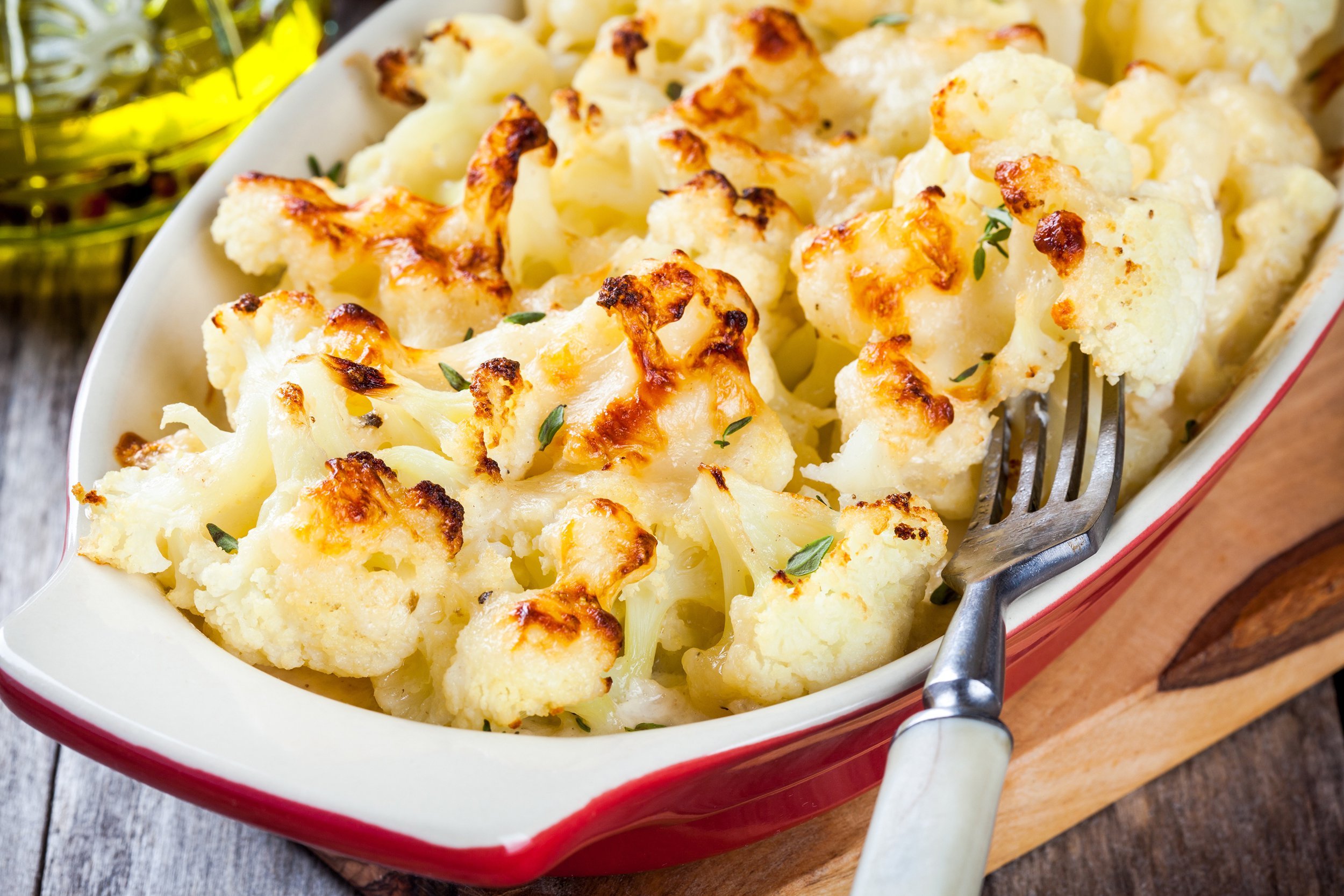 Cauliflower gratin