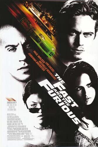 THE FAST AND THE FURIOUS MOVIE POSTER