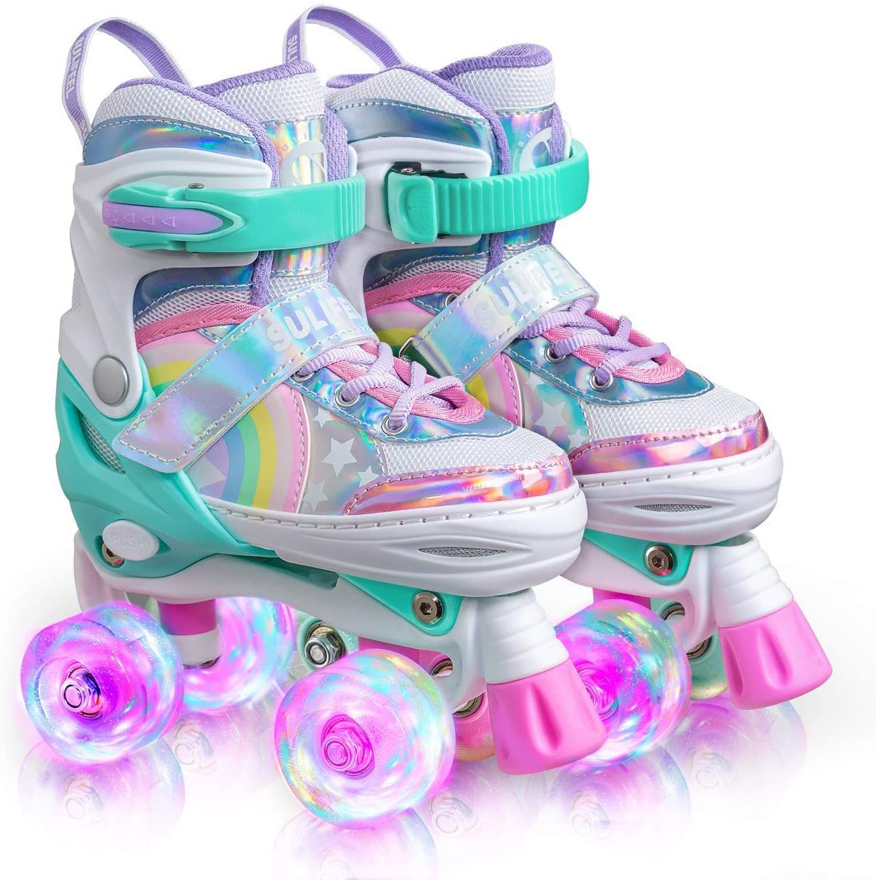 Sulifeel Rainbow Unicorn Roller Skate
