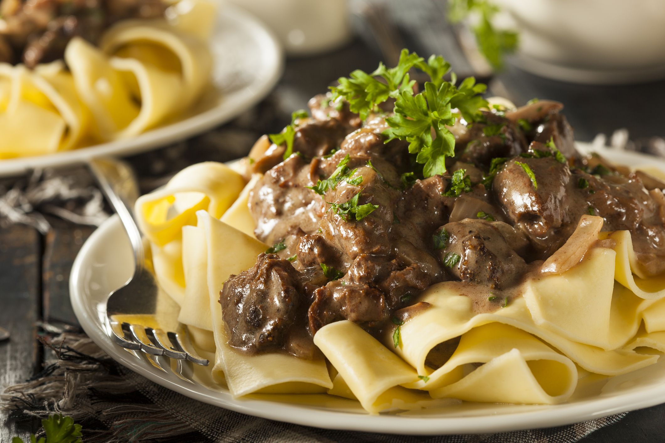 Beef Stroganoff
