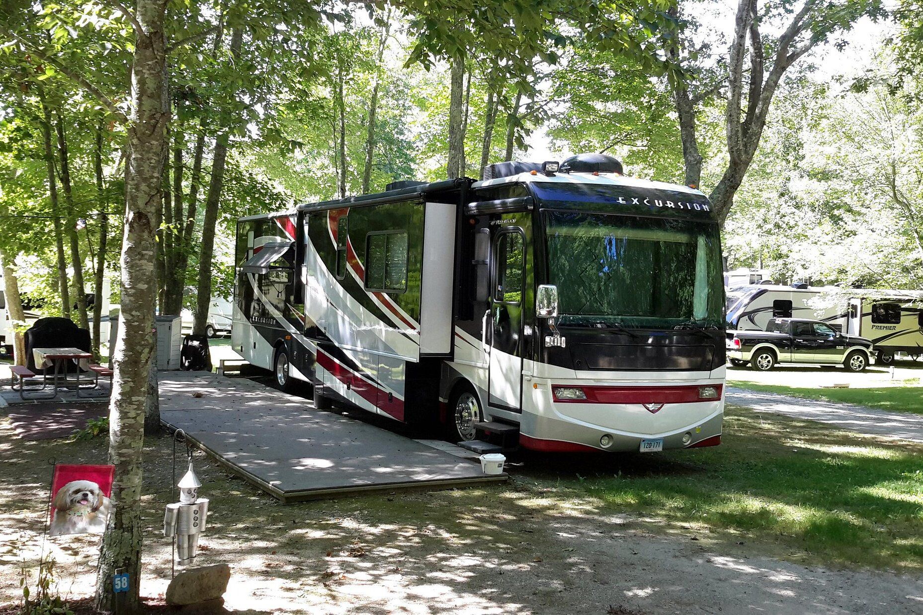 Countryside RV Park, Griswold, Connecticut, RV park area
