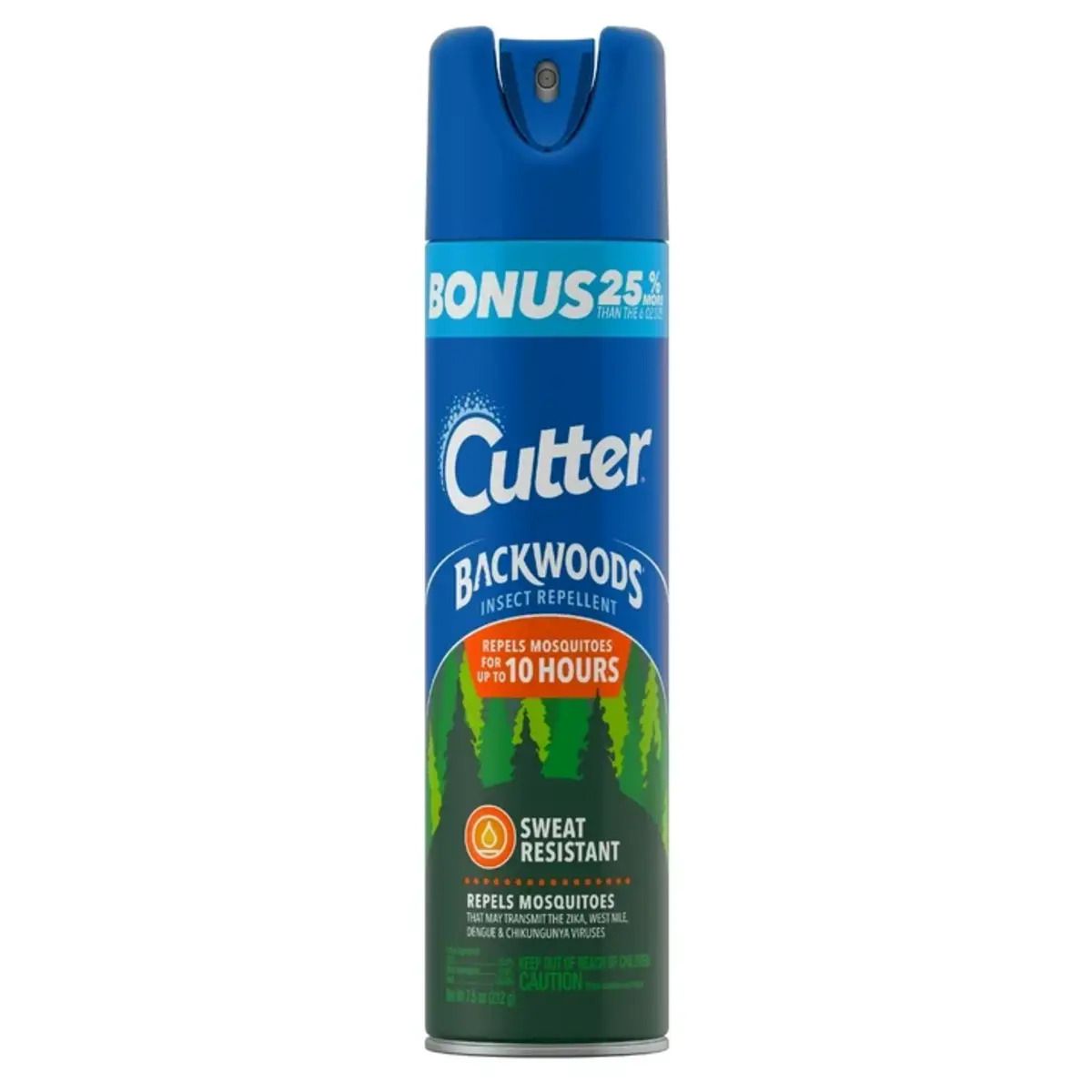 Cutter Backwoods Insect Repellent 25% DEET, 7.5 oz