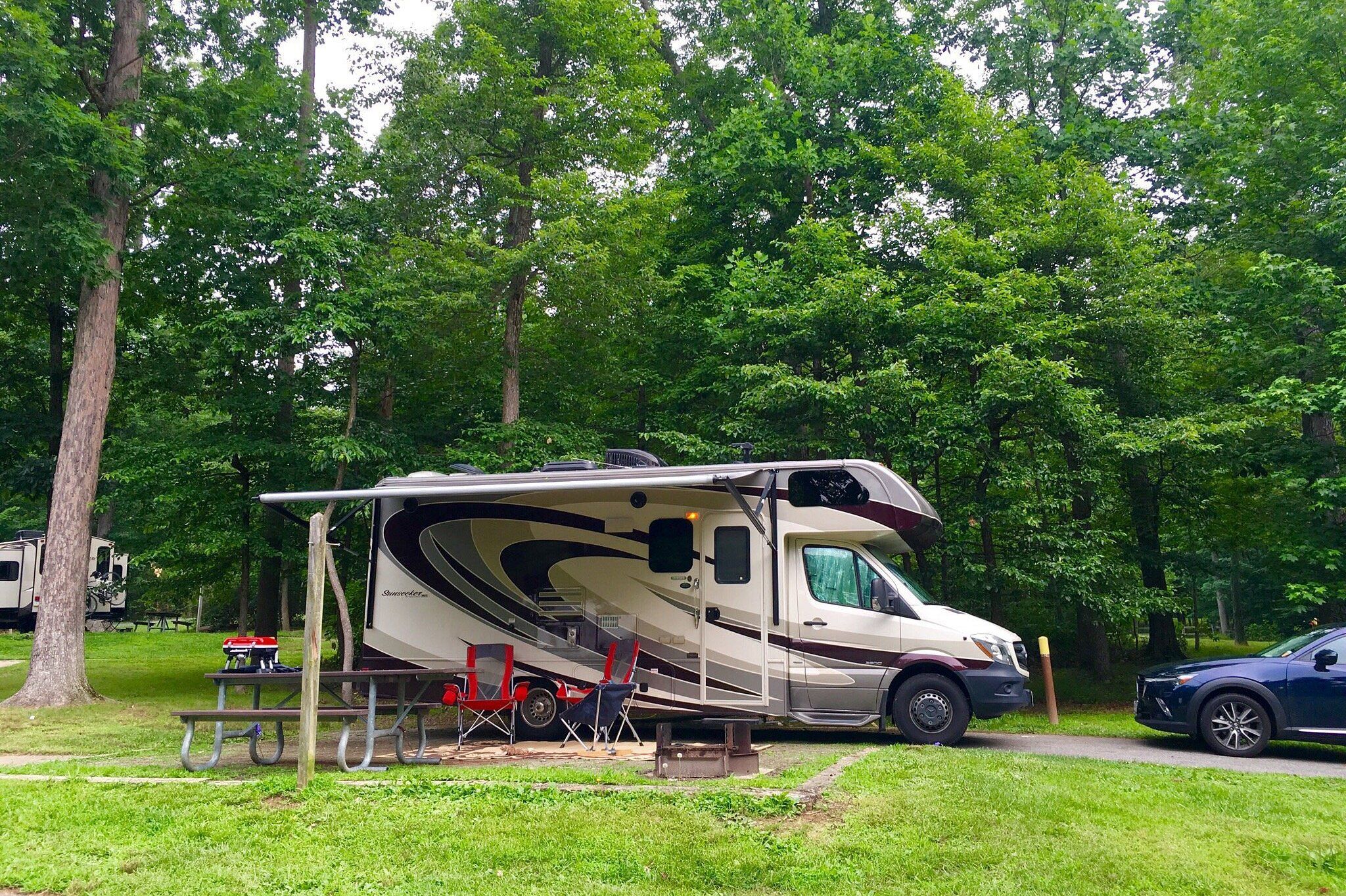 Elk Neck State Park, North East, Maryland, RV park area