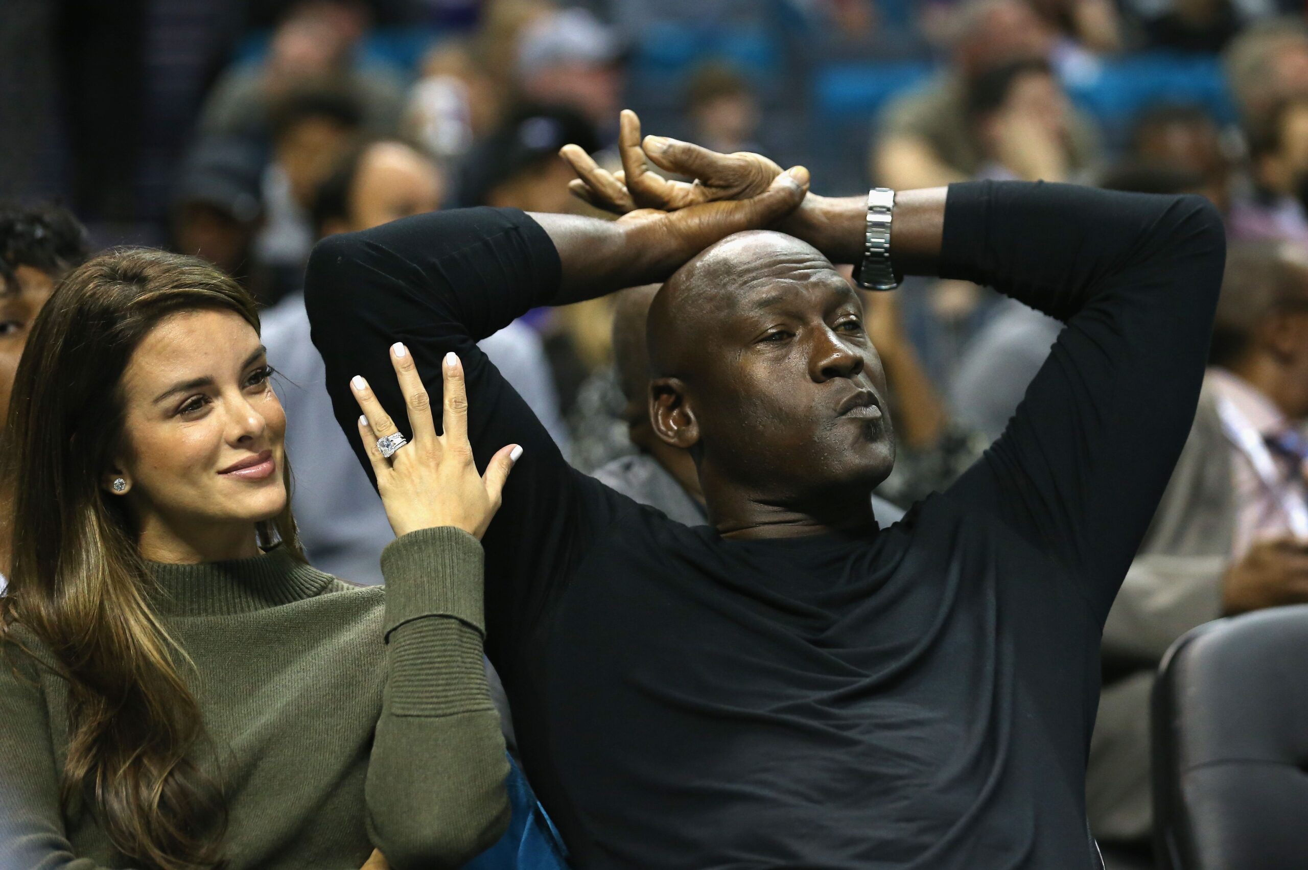 Michael Jordan and Yvette Prieto