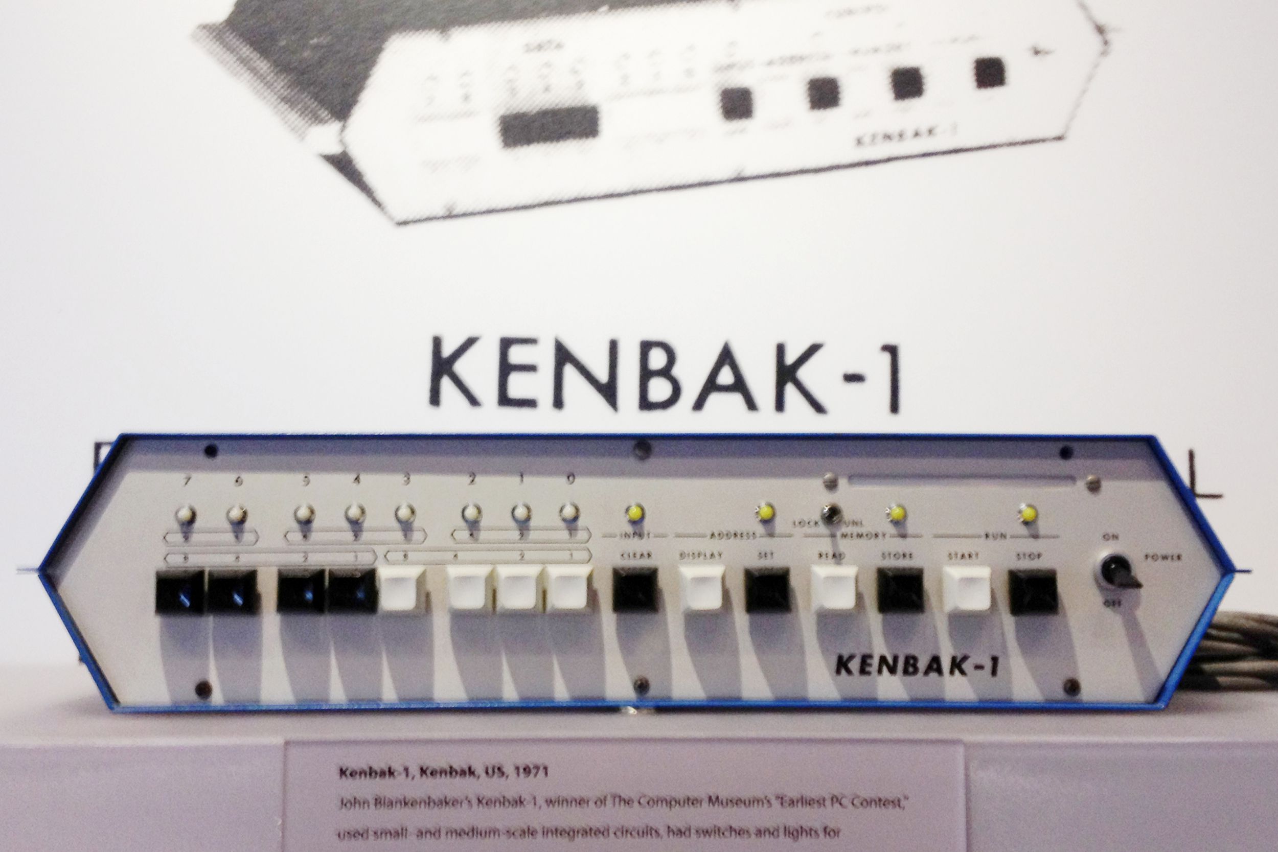 Kenback-1 1973 Digital Computer, Computer History Museum, Mountain View, California