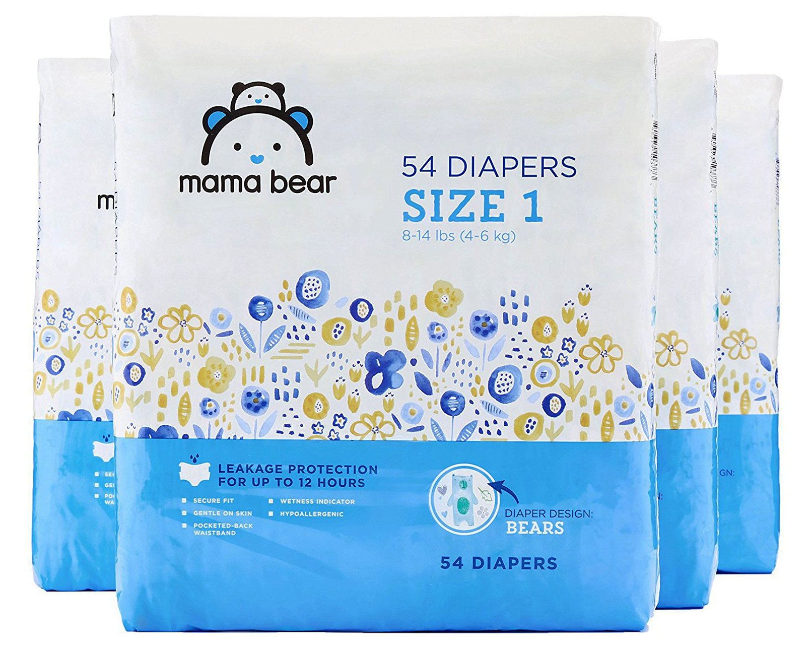 Mama Bear Diapers Size 1