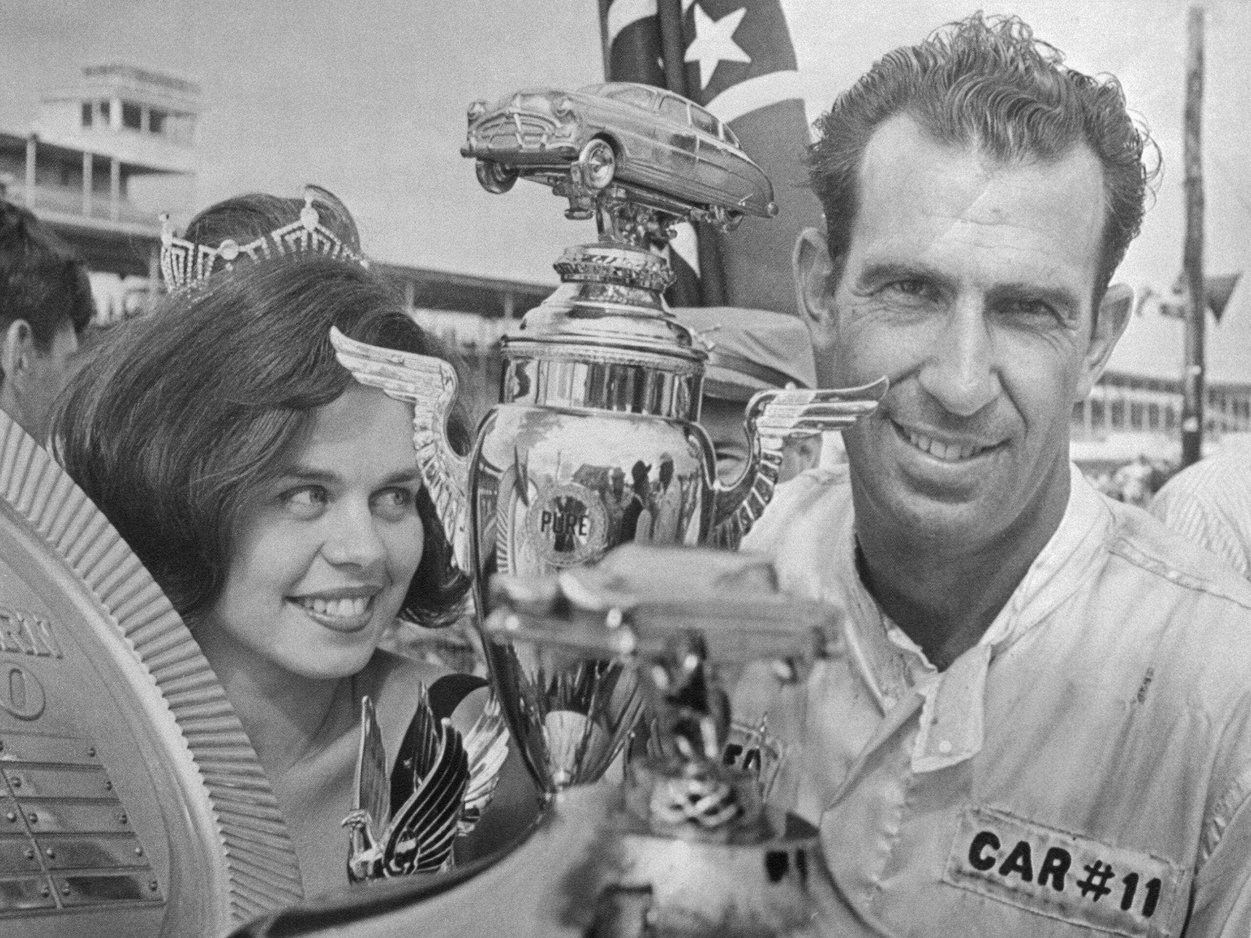 Auto Racing: Ned Jarrett Wins by 14 Laps