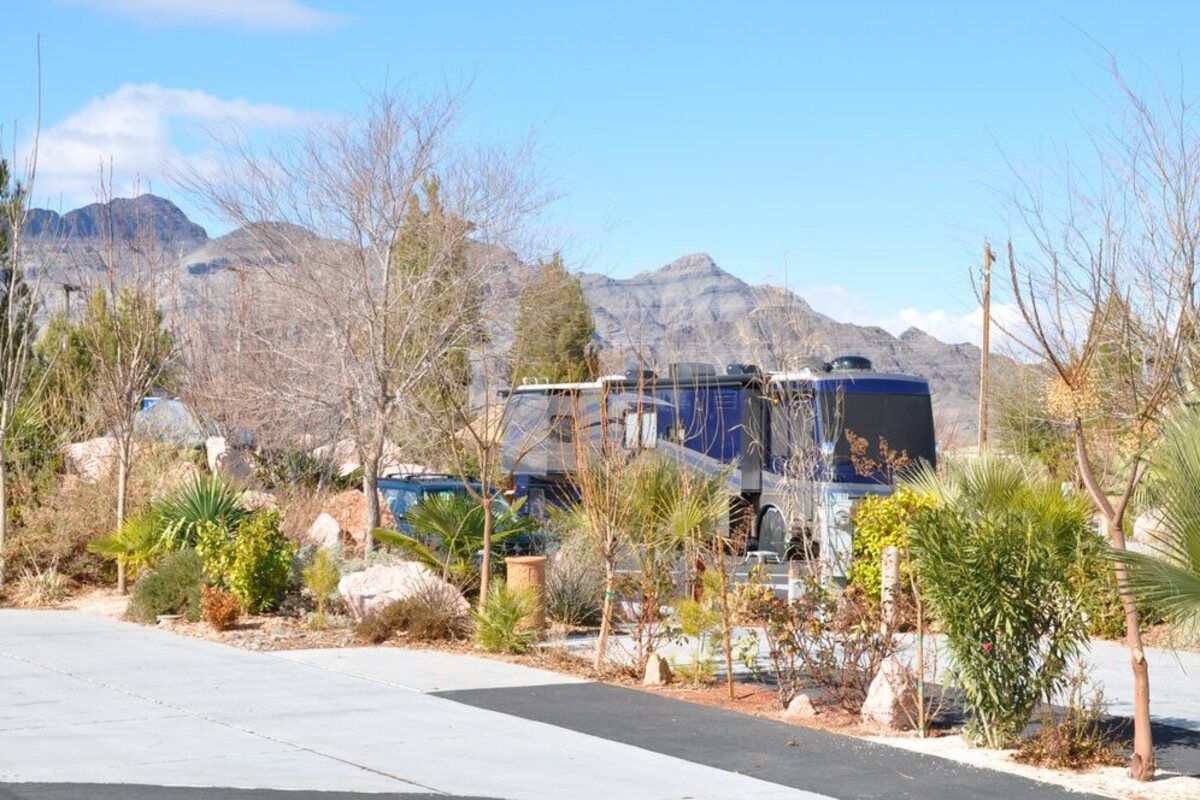 Nevada Treasure RV Resort, Pahrump, Nevada, RV park area