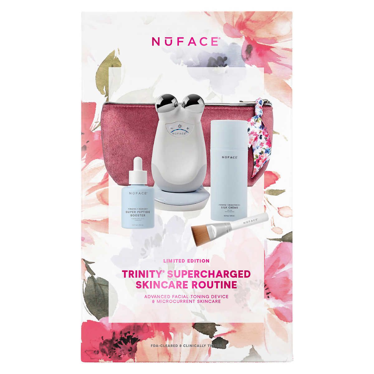 NuFACE Trinity Supercharged Skincare Routine Bundle
