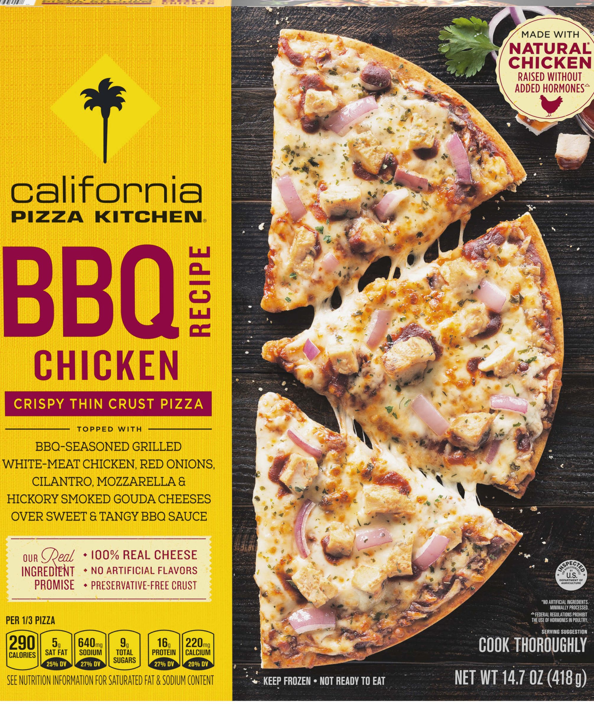 California Pizza Kitchen BBQ Chicken Pizza