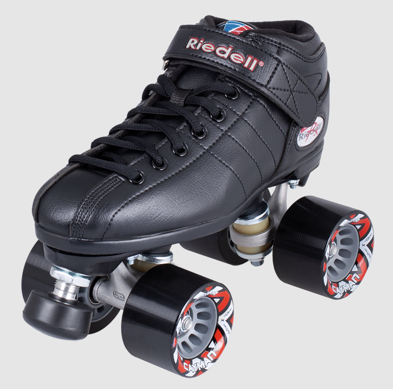 Riedell R3 Black Roller Skate Set