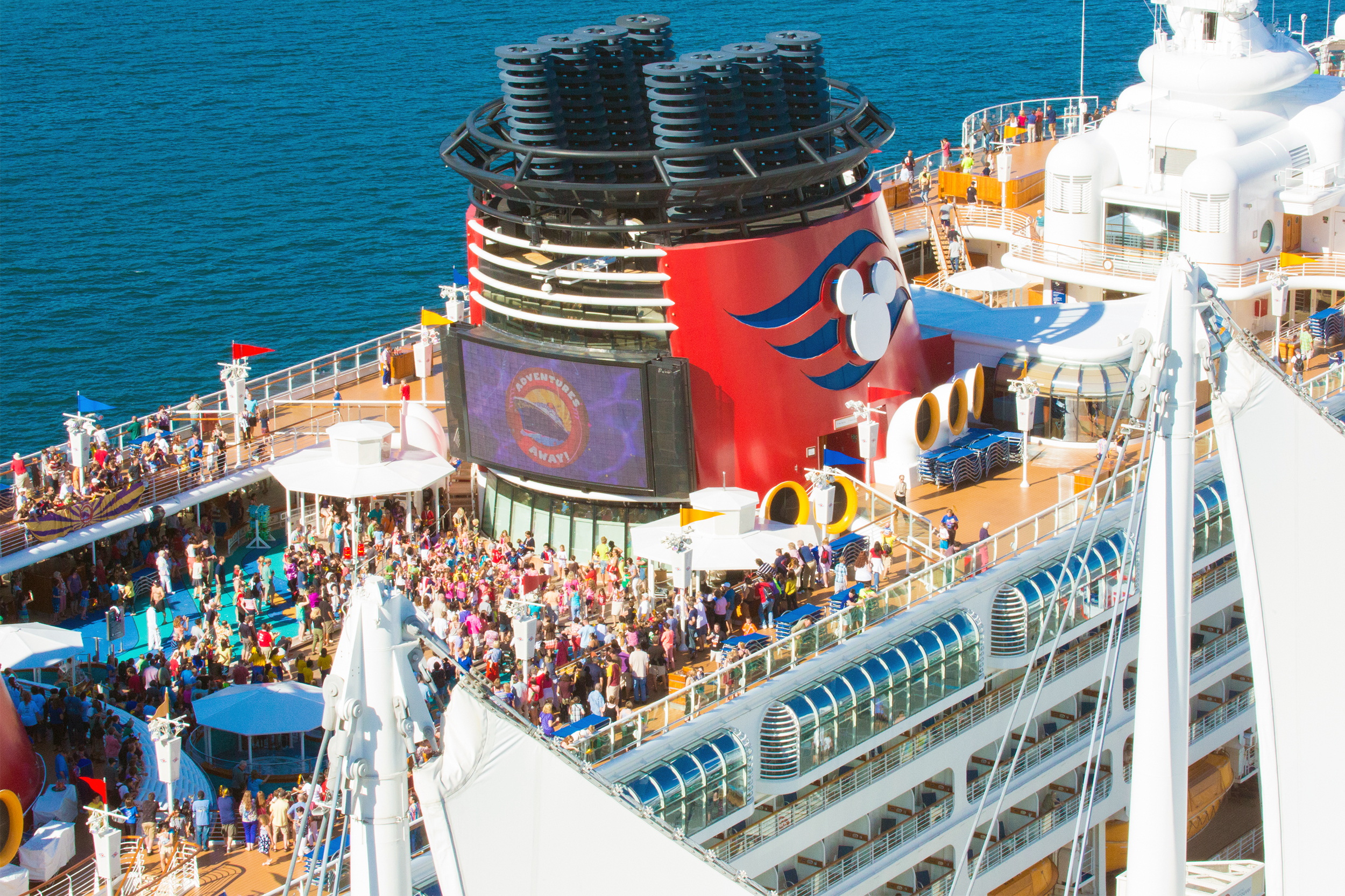 Busy Disney cruise