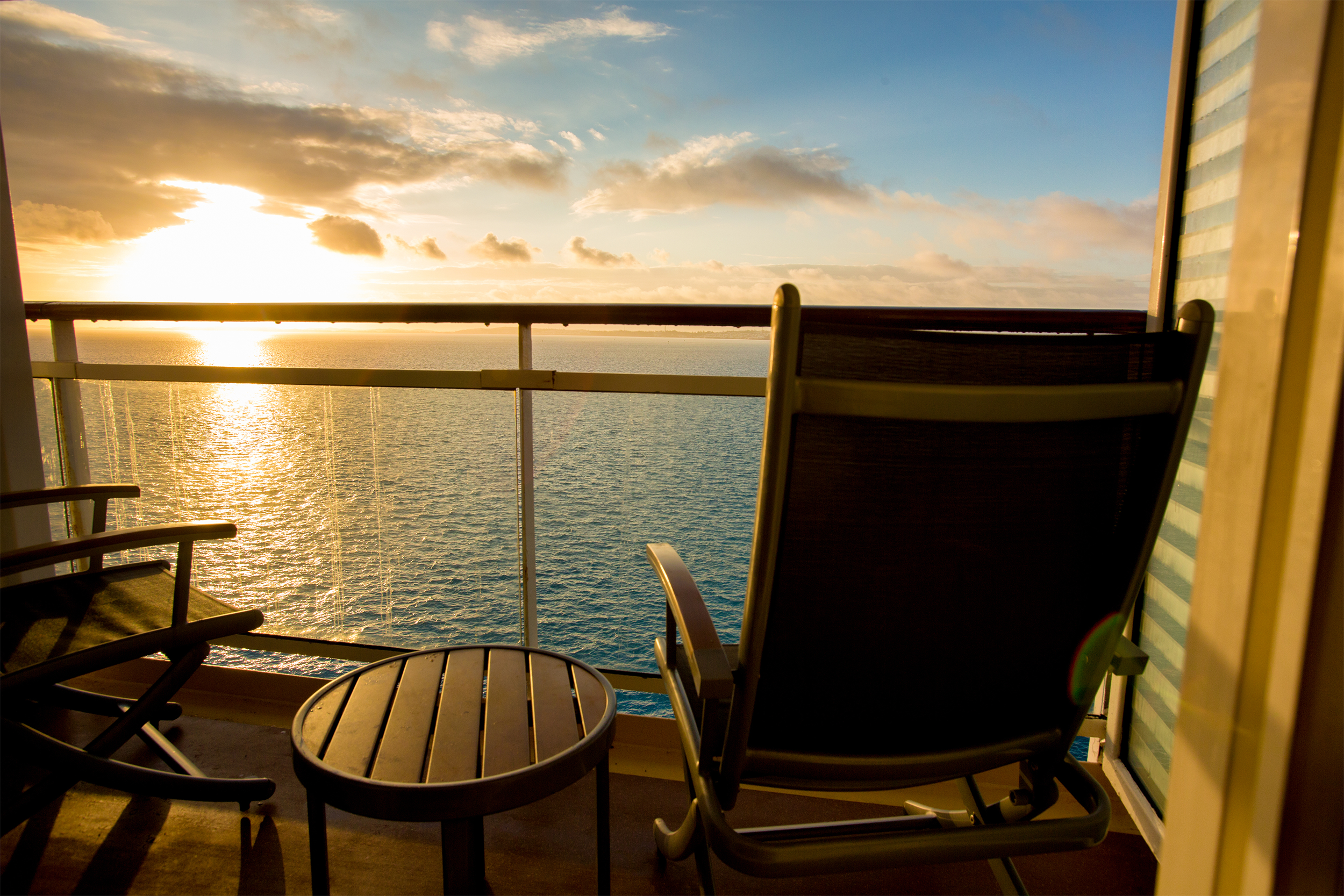 Cruise balcony