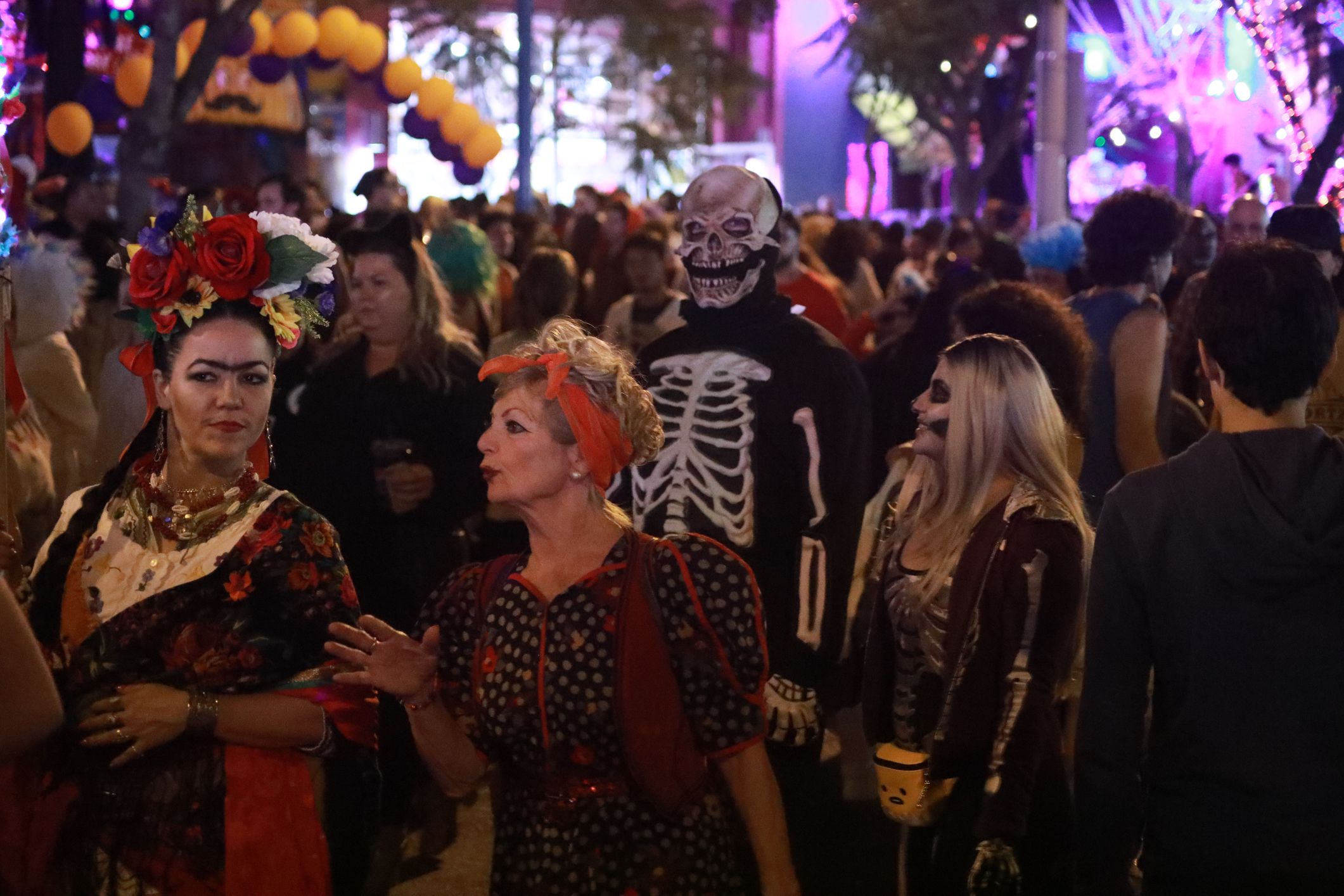 Shots from the Halloween Carnival on Santa Monica Blvd in West Hollywood