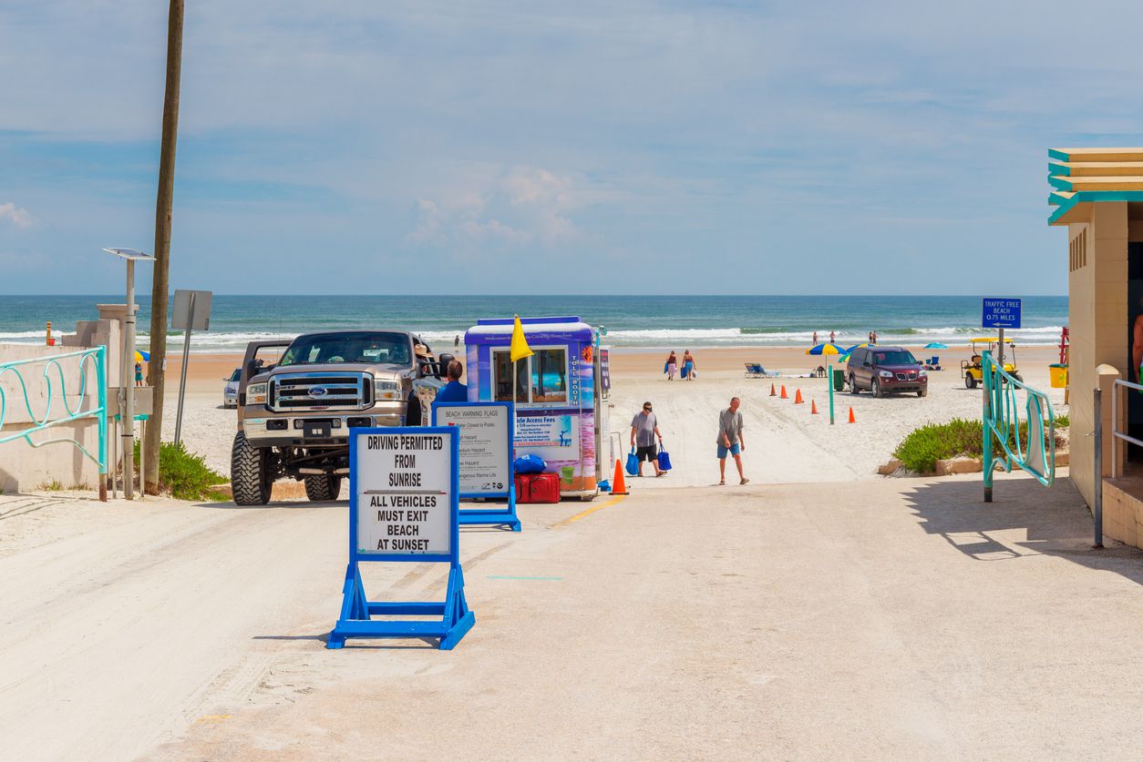You Can Drive a Car on Many Beaches