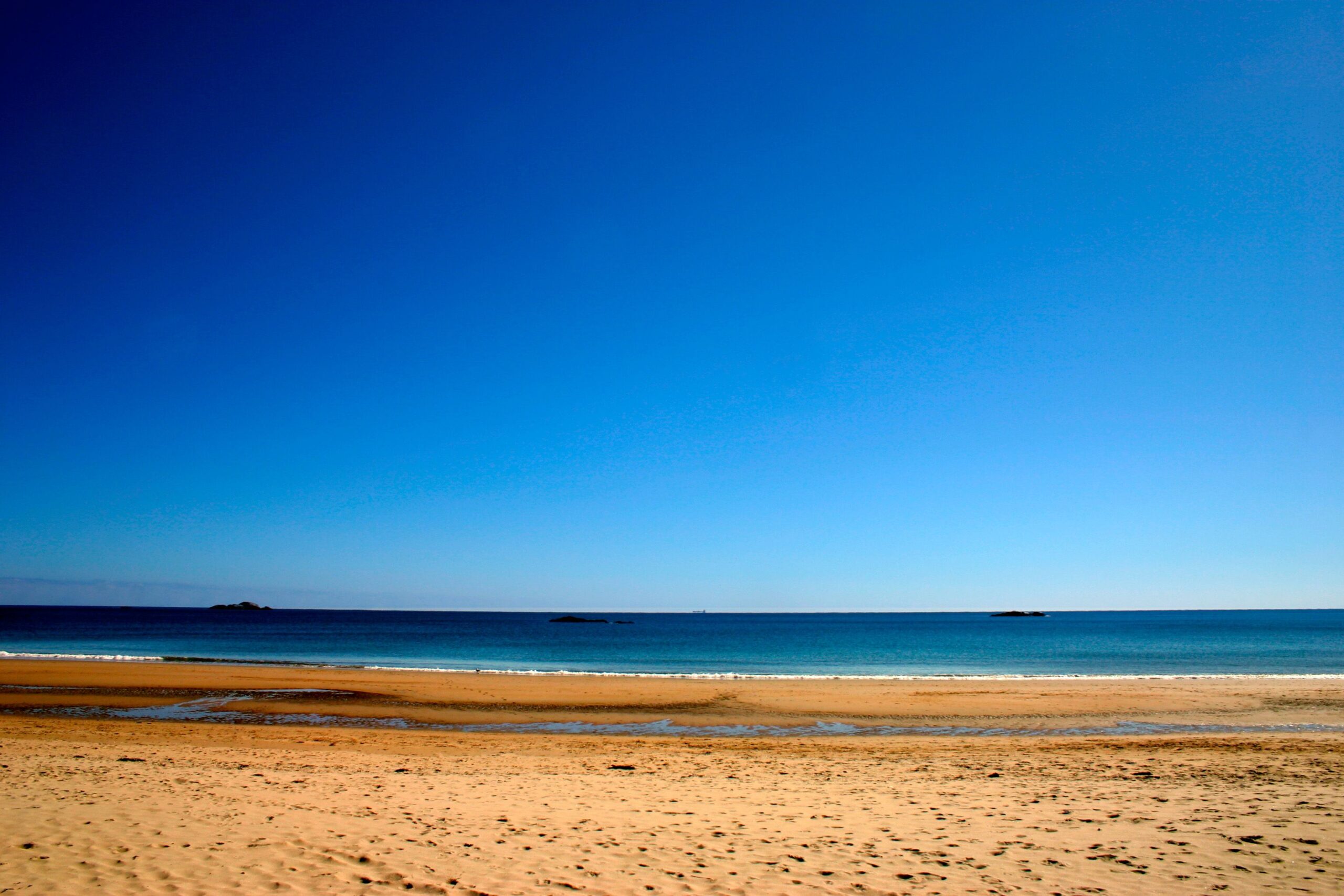 Singing Beach gets its name from the sand that