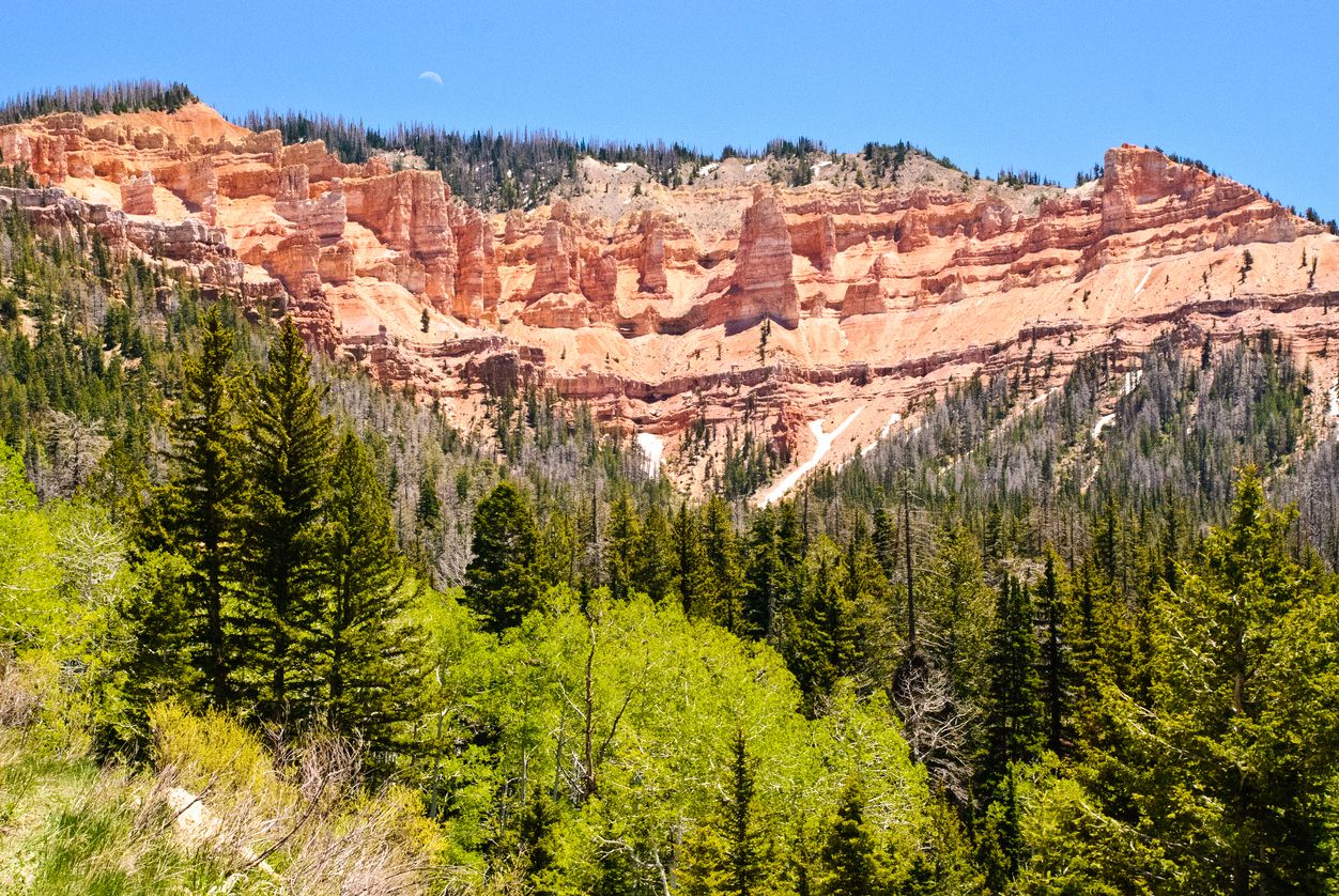 Wide Angle View Cedar Canyon Utah