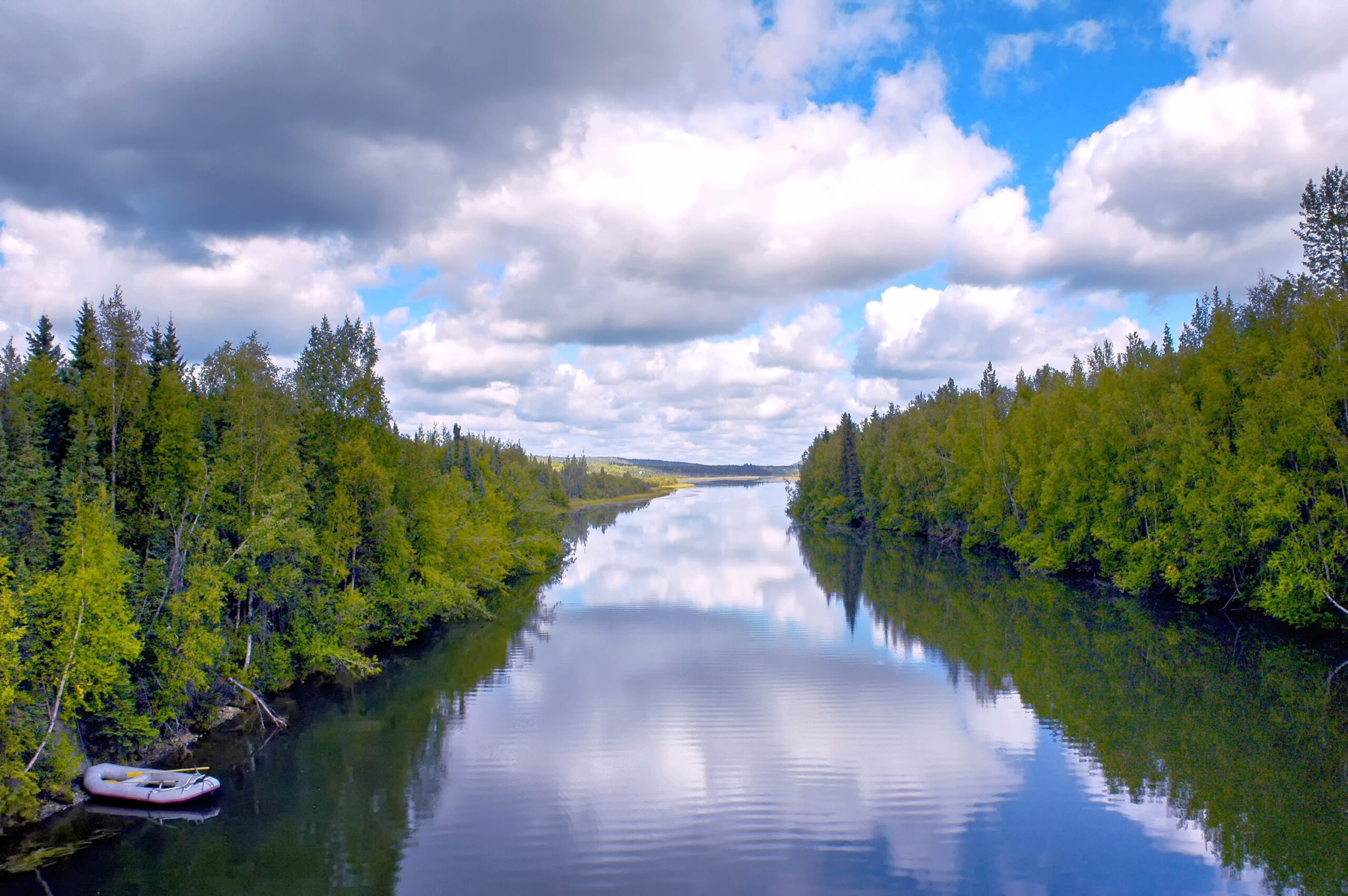 Moose river near Sterling, Alaska