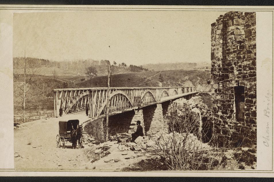 Chain Bridge, Washington, D.C. (1860s)