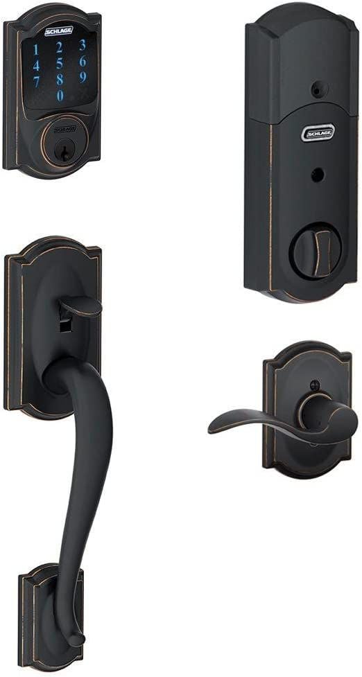 Touchscreen Deadbolt with Alarm