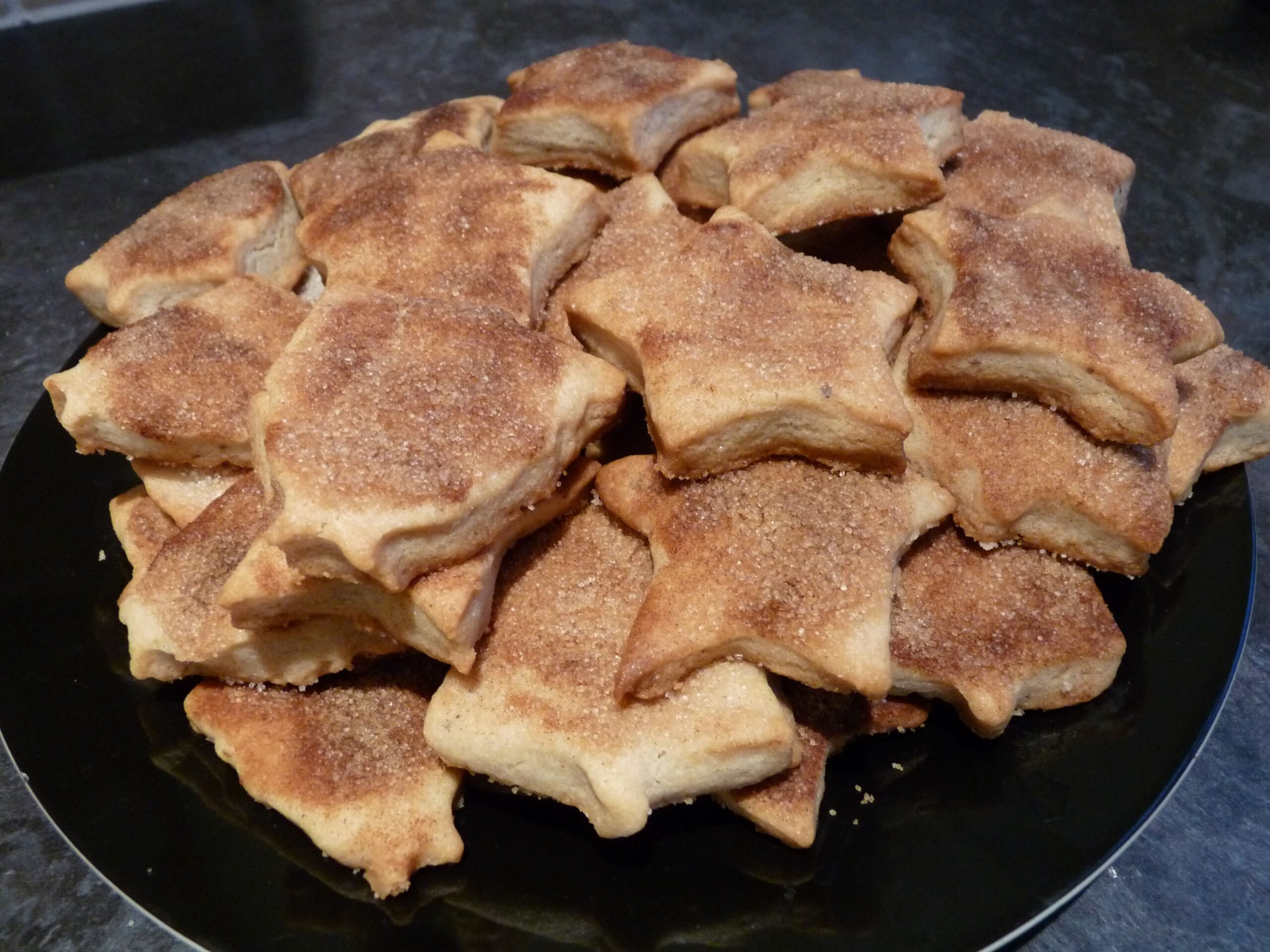 Bizcochitos are the traditional Christmas cookie of New Mexico. They are butter cookies made with anise seed.