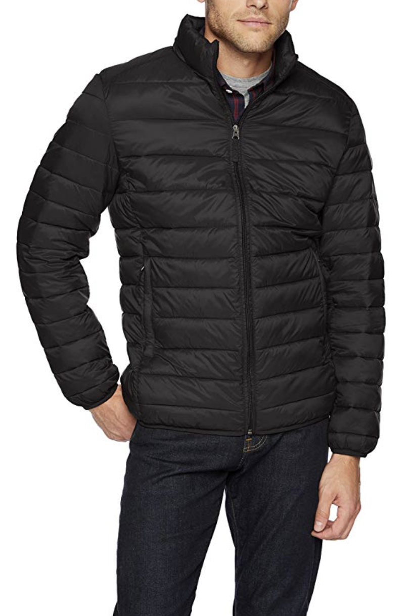 men's amazon essentials lightweight packable puffer jacket