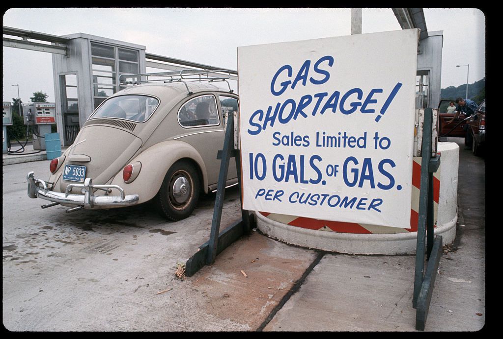 Gas Shortage Sign in Connecticut