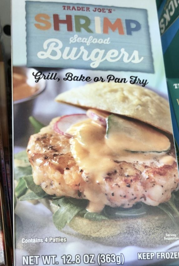 Shrimp Seafood Burgers Trader Joe's