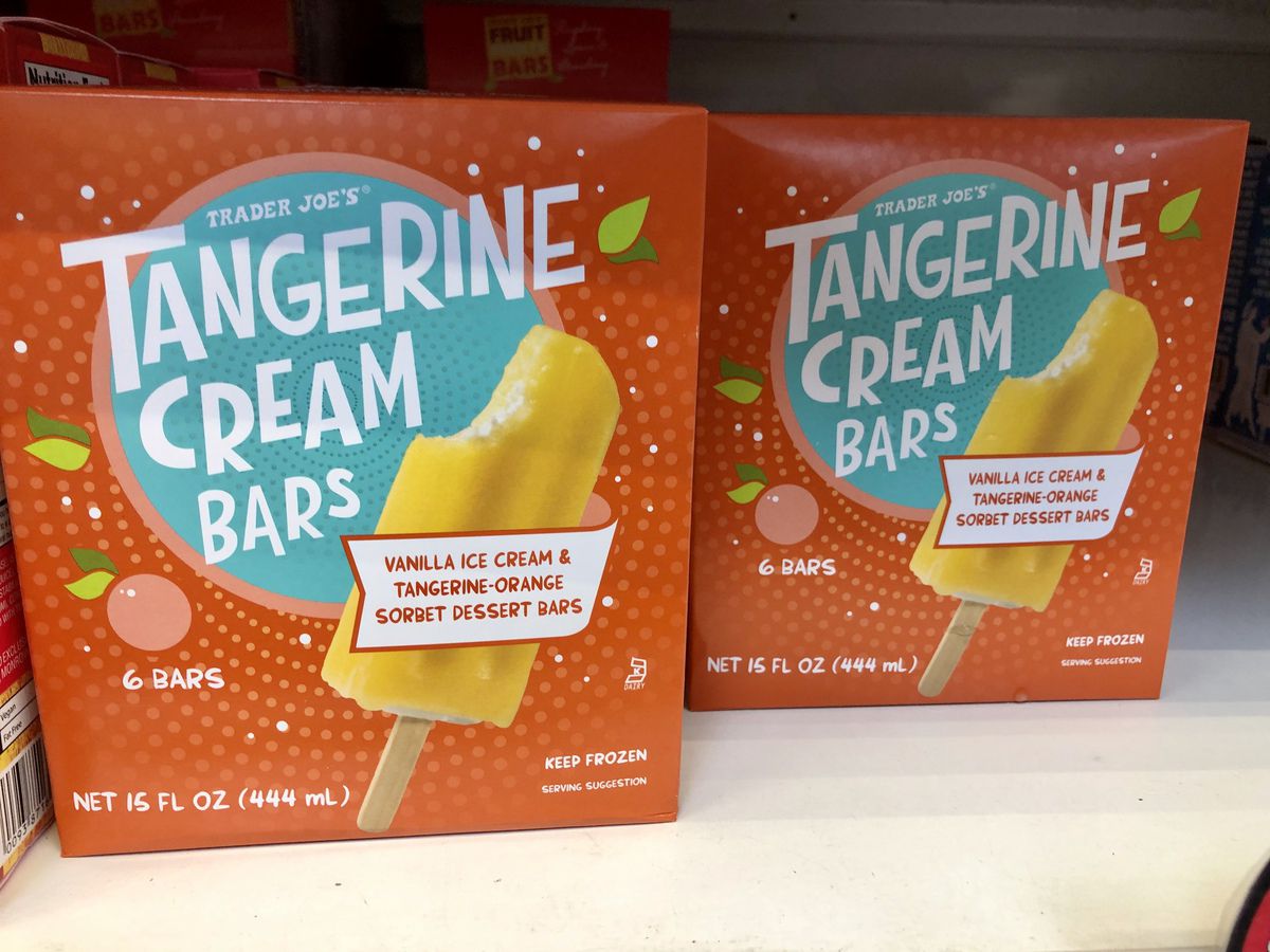 Tangerine Cream Bars Trader Joe's