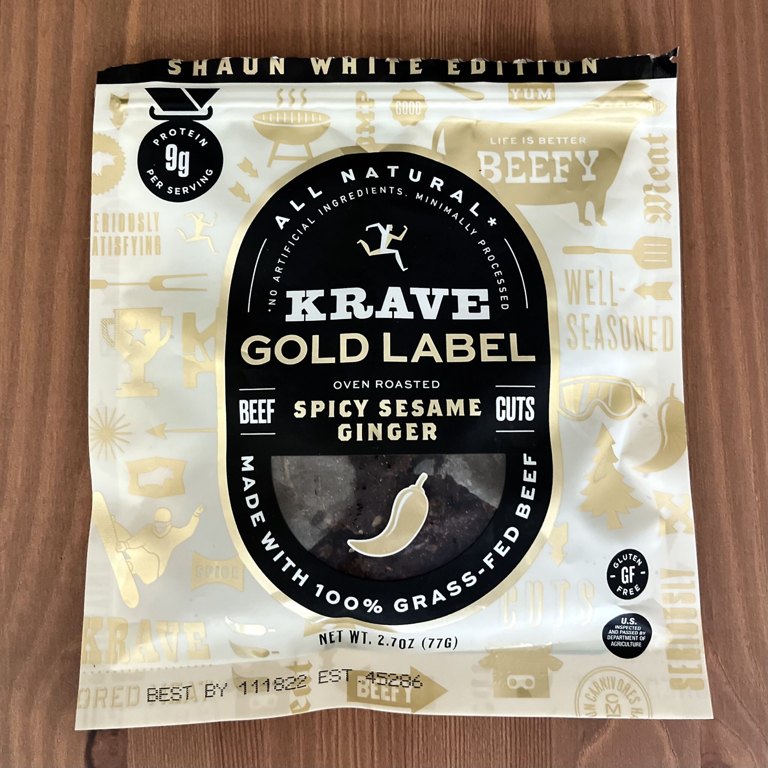 18th: Krave Gold Label Oven-Roasted Spicy Sesame Ginger: Shaun White Edition