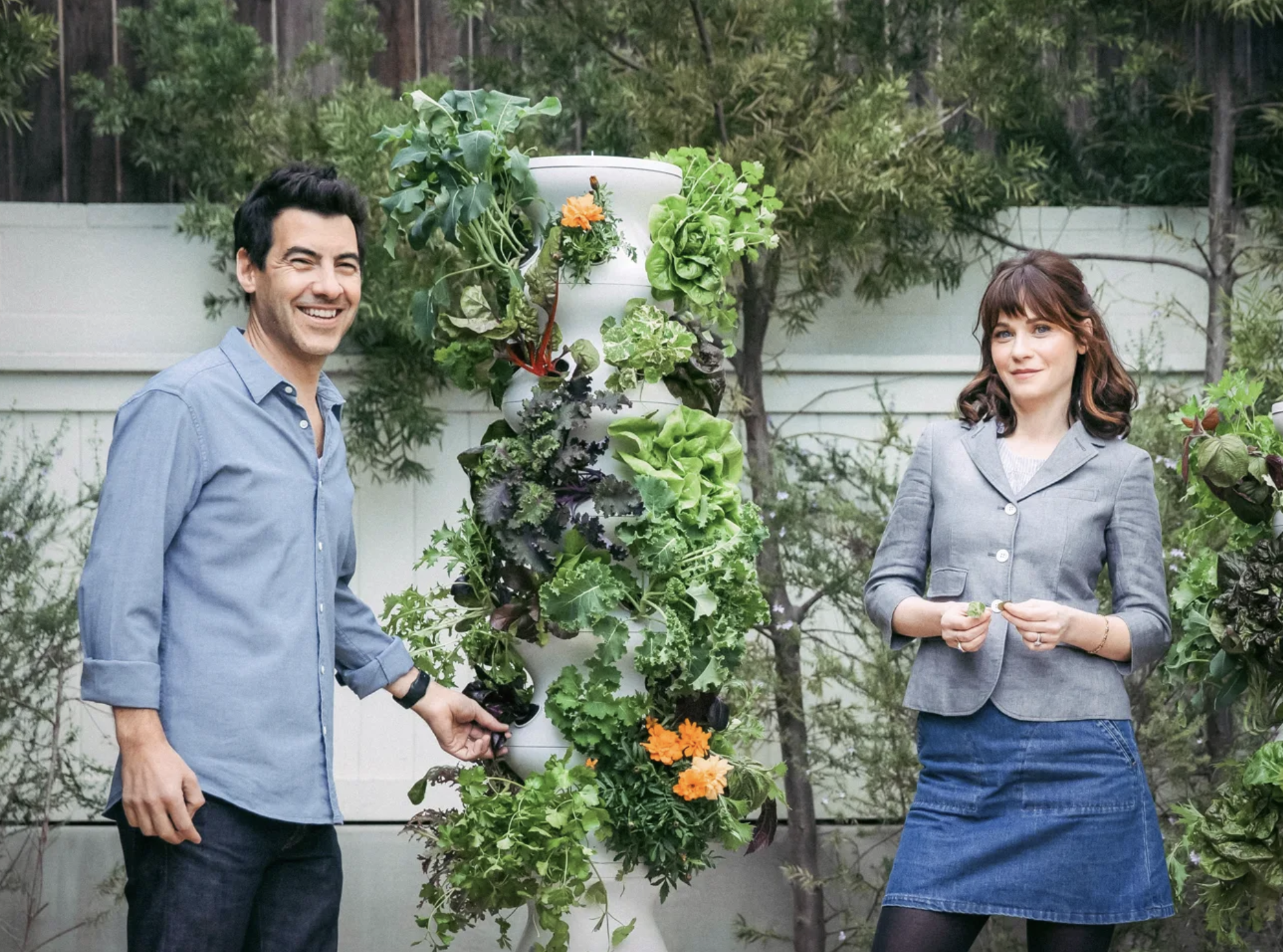 Zooey Deschanel Lettuce Grow
