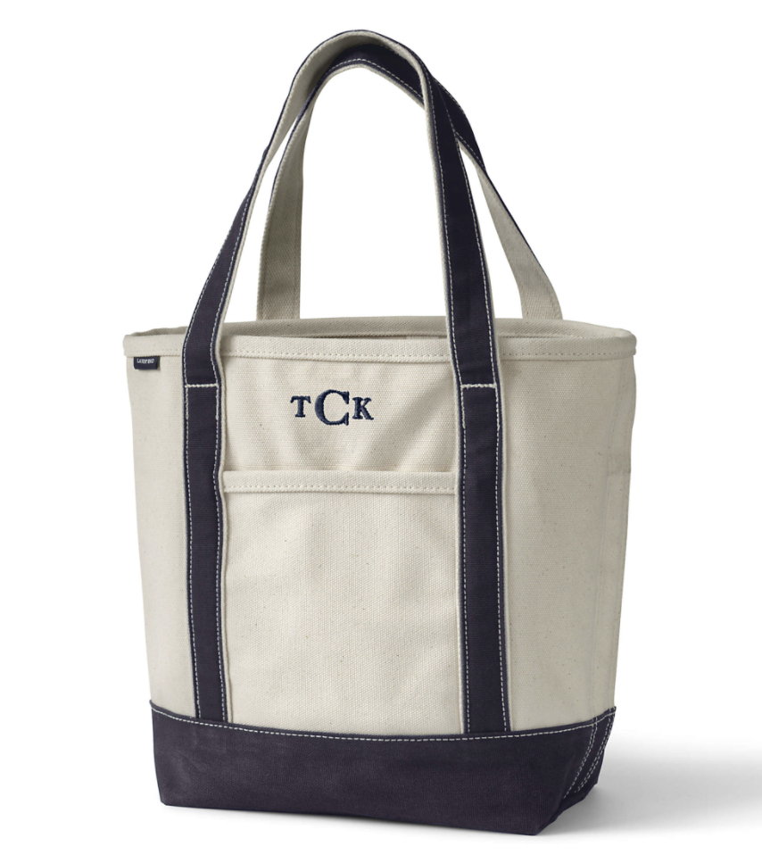 Lands' End Canvas Tote Bag