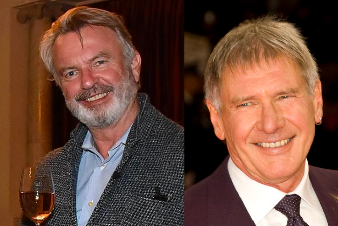 Sam Neill & Harrison Ford