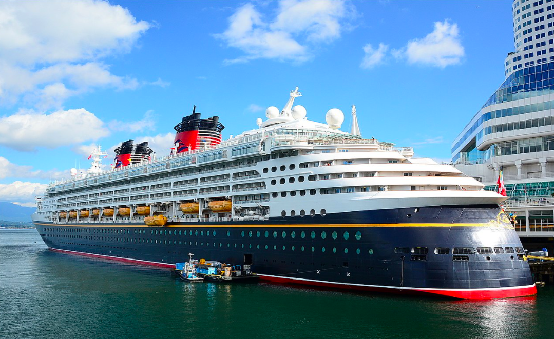 The Disney Wonder cruise ship