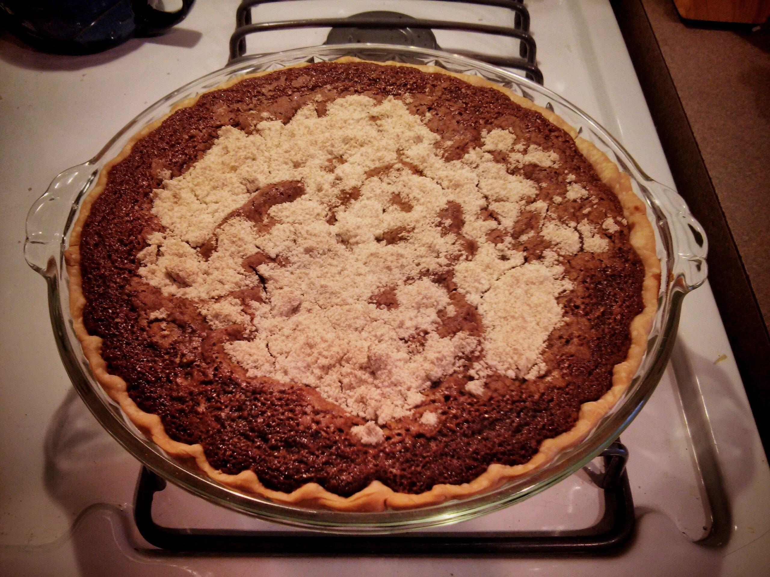 Homemade shoofly pie