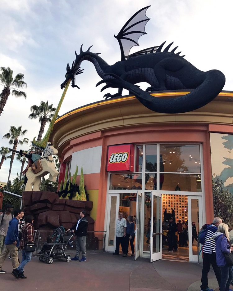 The Lego Store at Disney