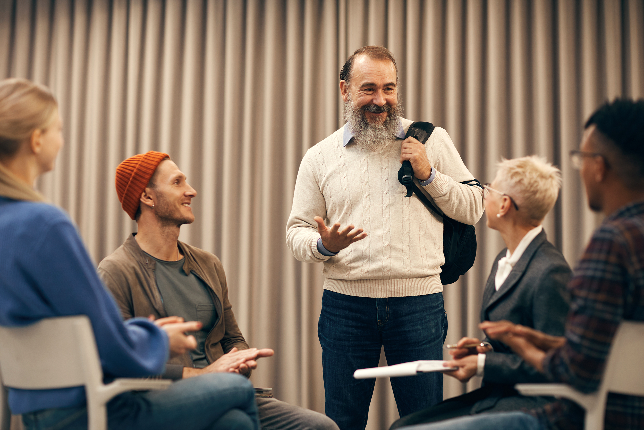 Group therapy meeting