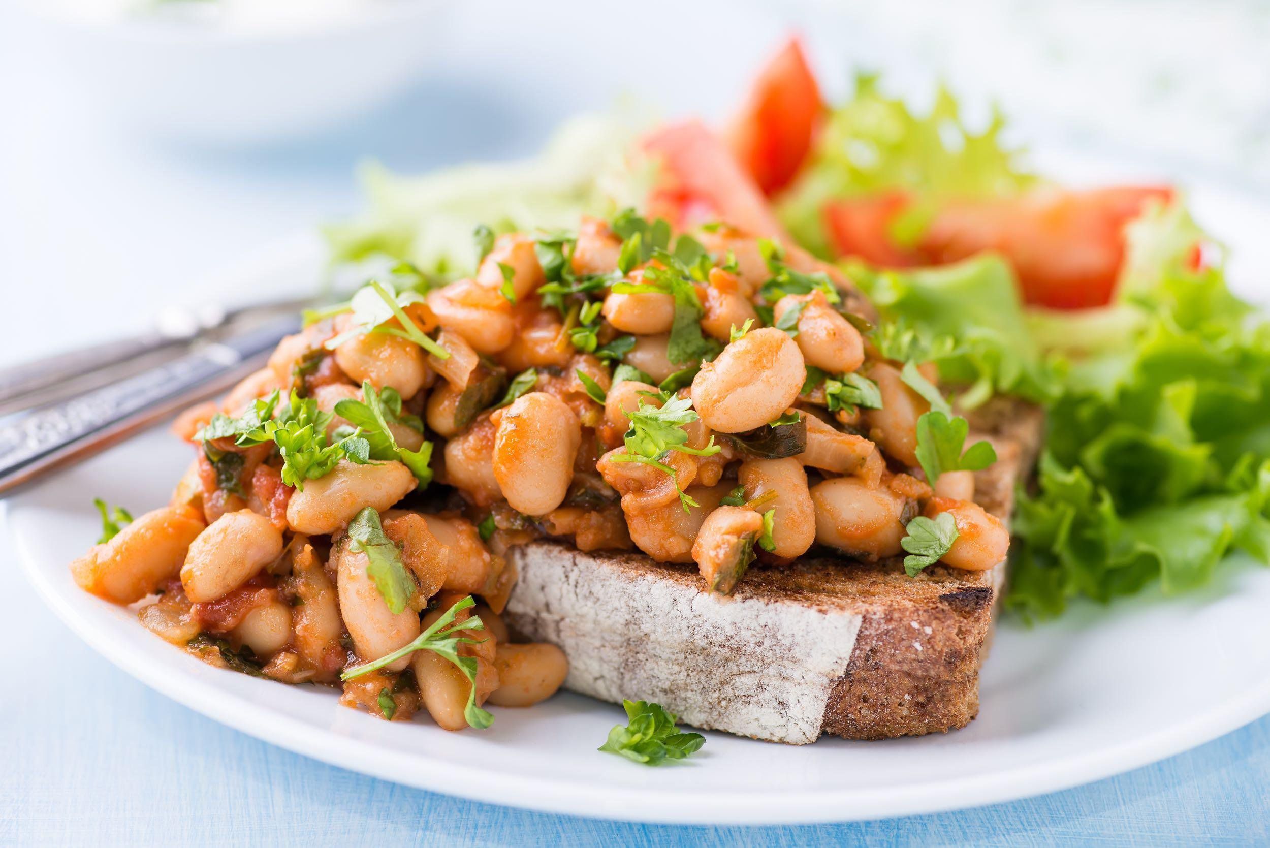 White Bean & Tomato Sandwich