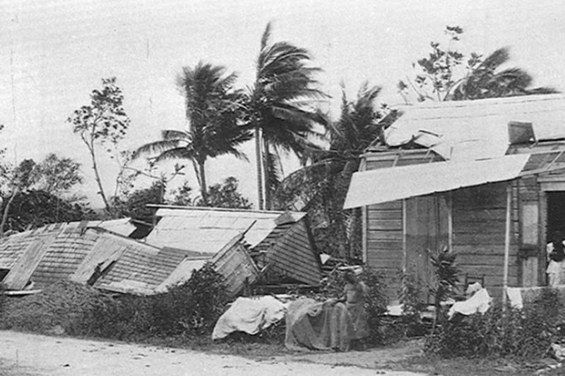 damage in Puerto Rico after Hurricane San Ciriaco