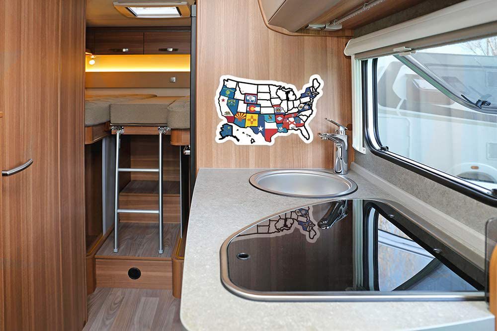 Sticker State Travel Map