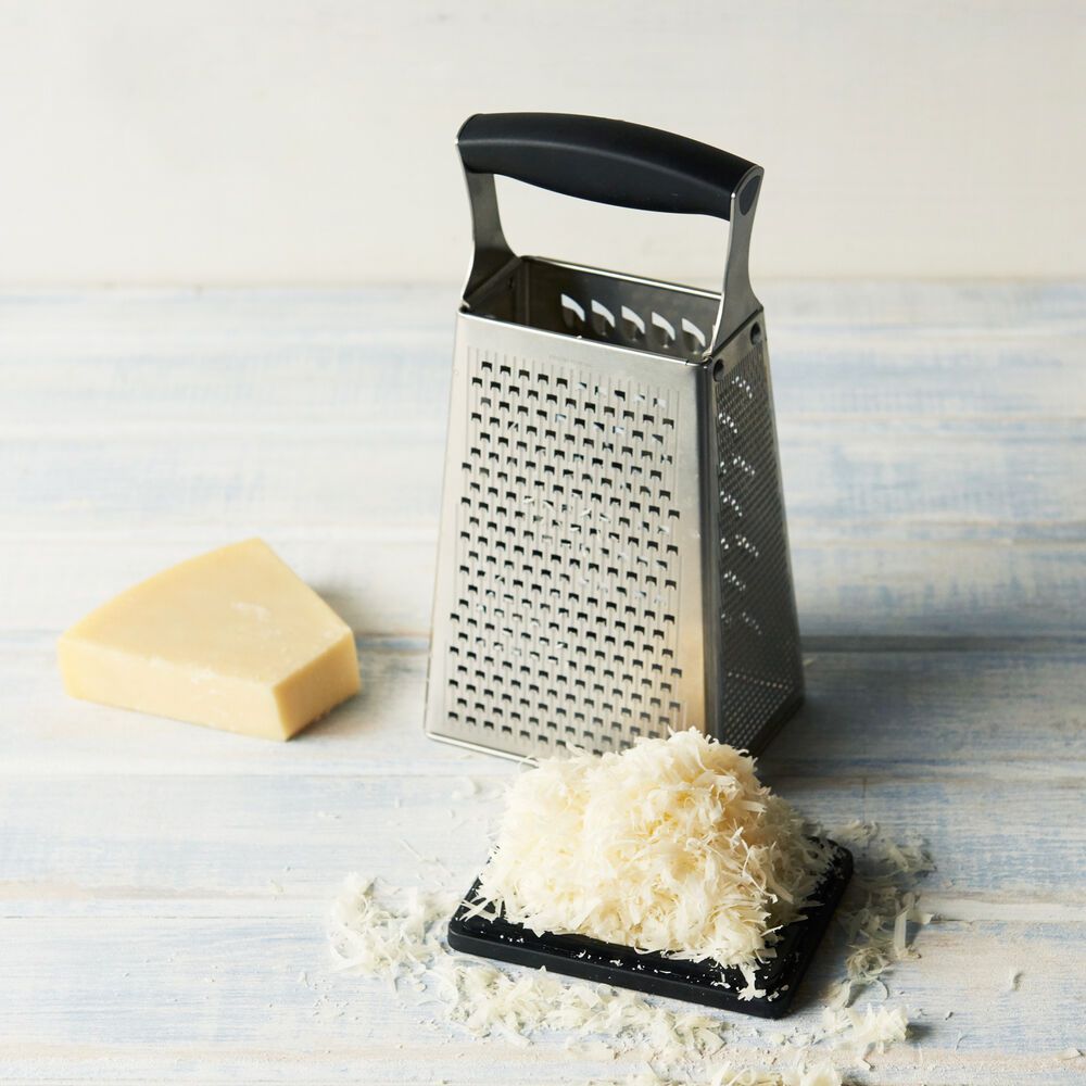 CUISIPRO 4-SIDED BOX GRATER WITH GINGER GRATER BASE