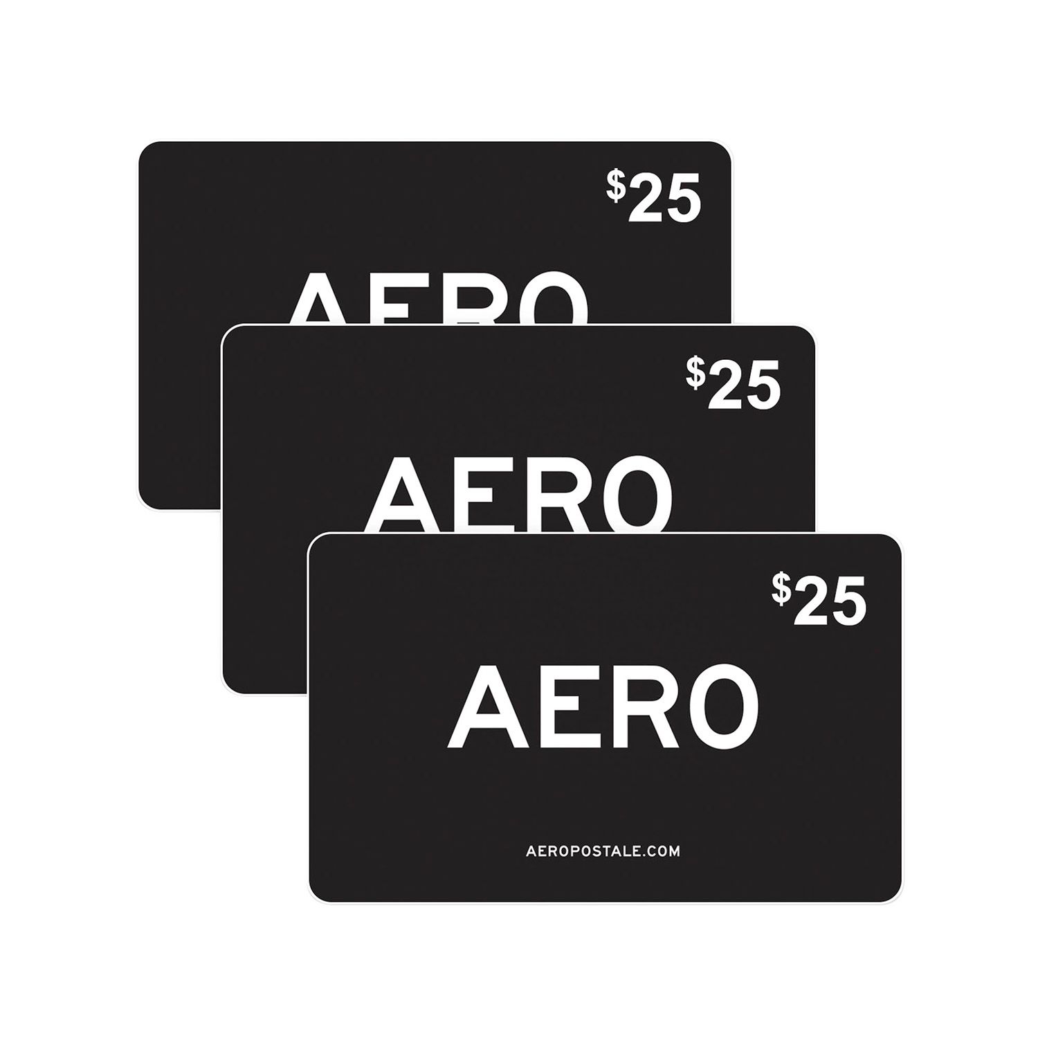 Aéropostale $75 Value Gift Cards - 3 x $25