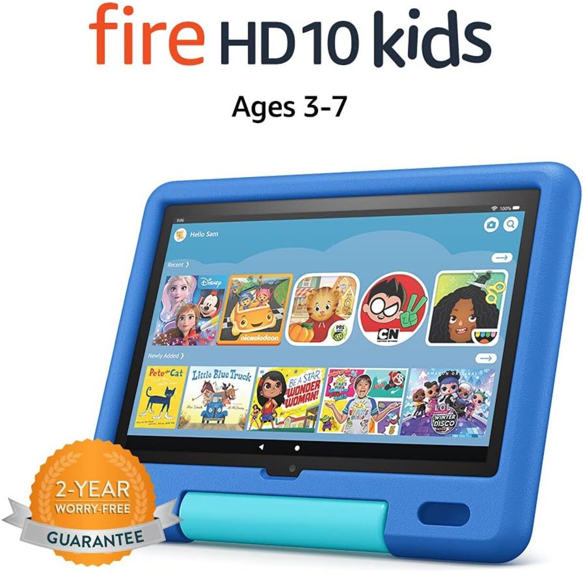 Amazon Fire HD 10 Kids Tablet, Sky Blue
