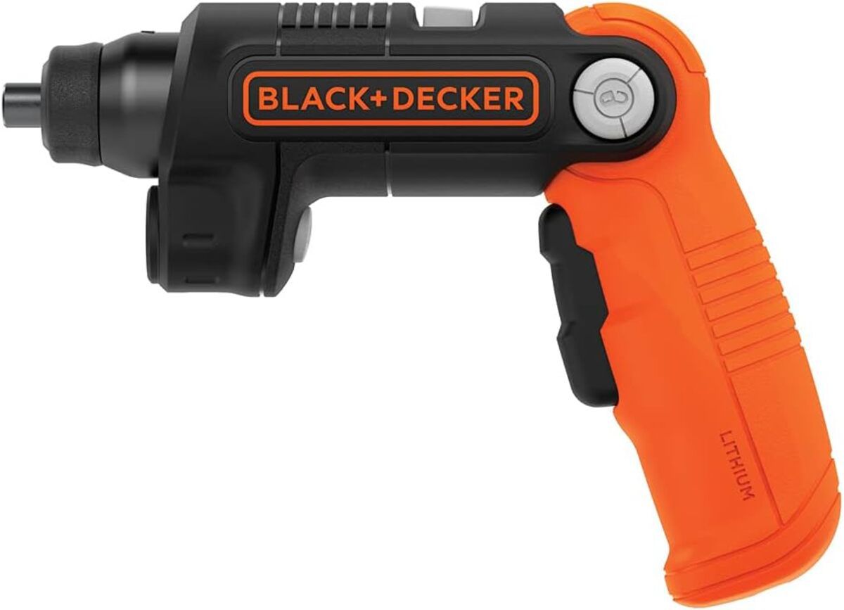 BLACK+DECKER 4V MAX Cordless Screwdriver with LED Light BDCSFL20C, Black